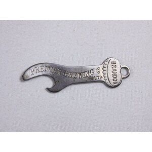 1920s Brandon Premier Brewing Co Ltd antique church key, beer bottle opener